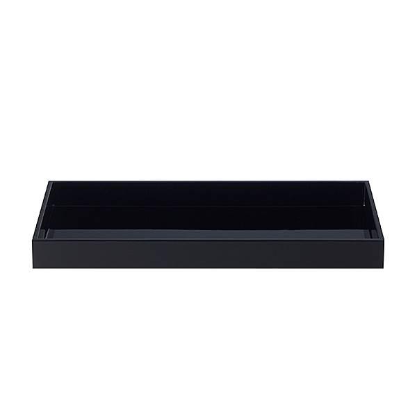 Mojoo Lux Lak Bakke 38x19x3,5 cm - Sort Elegance