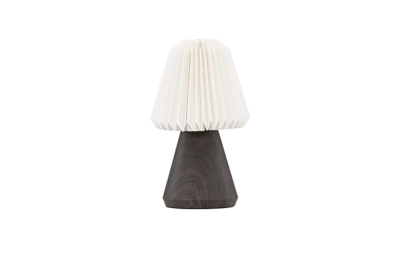 Venture Design Fjällen Bordlampe - Hvid Papir og Valnød