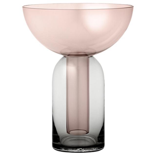 Aytm Torus Vase H19 i Sort Rose – Elegant Vasedesign