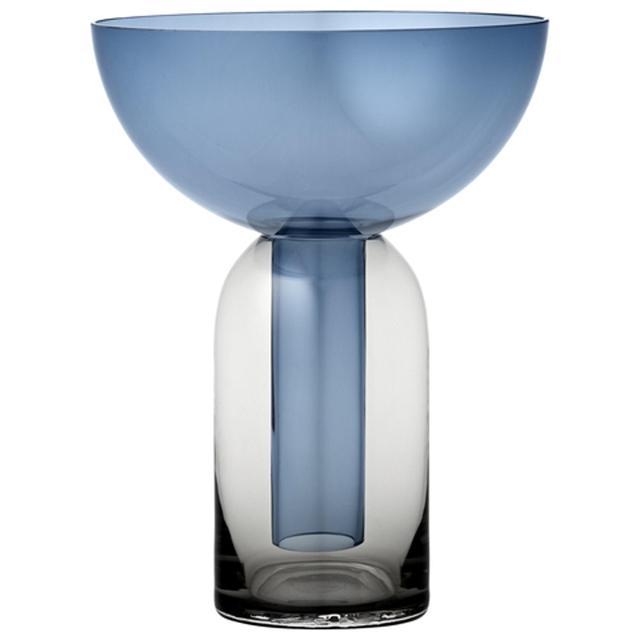 Aytm Torus Vase H19 - Sort Navy Dekorativ Vaser