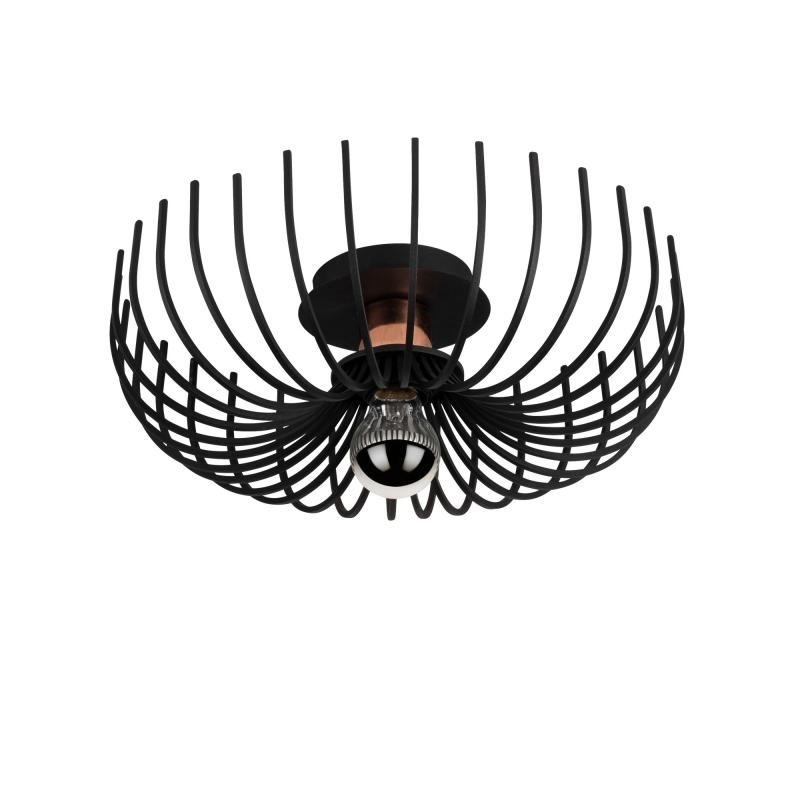 Lumi Aelthor Loftlampe i Sort Metal - Elegant Belysning