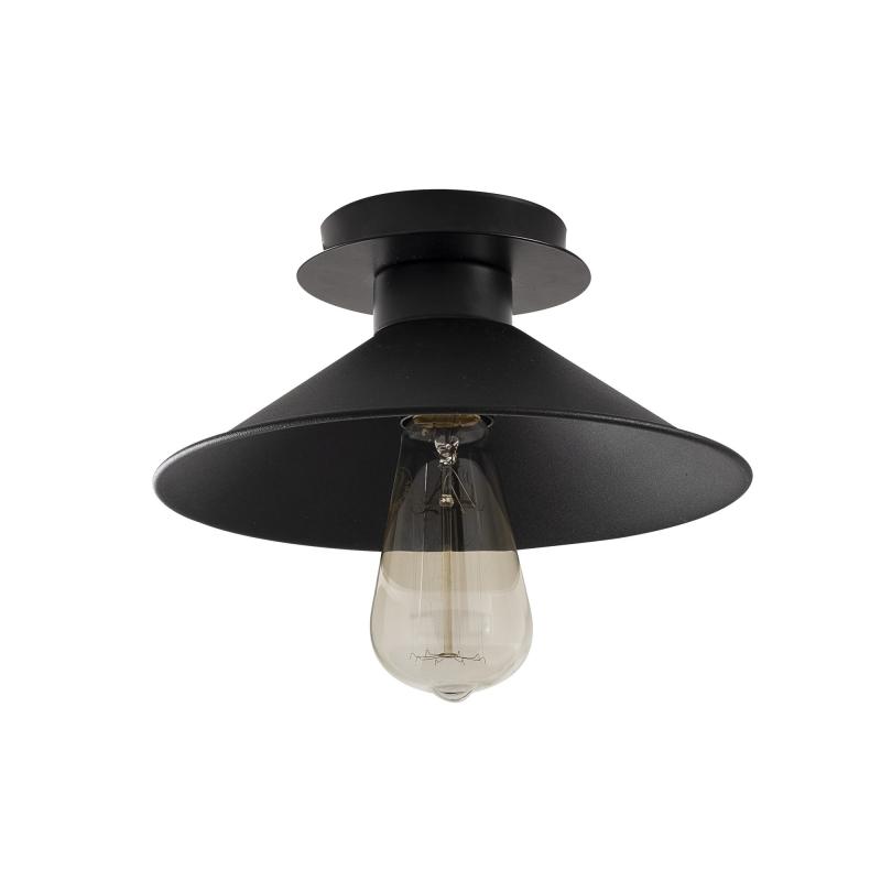 Lumi Agrigento Loftlampe i Sort Metal – Elegant Belysning