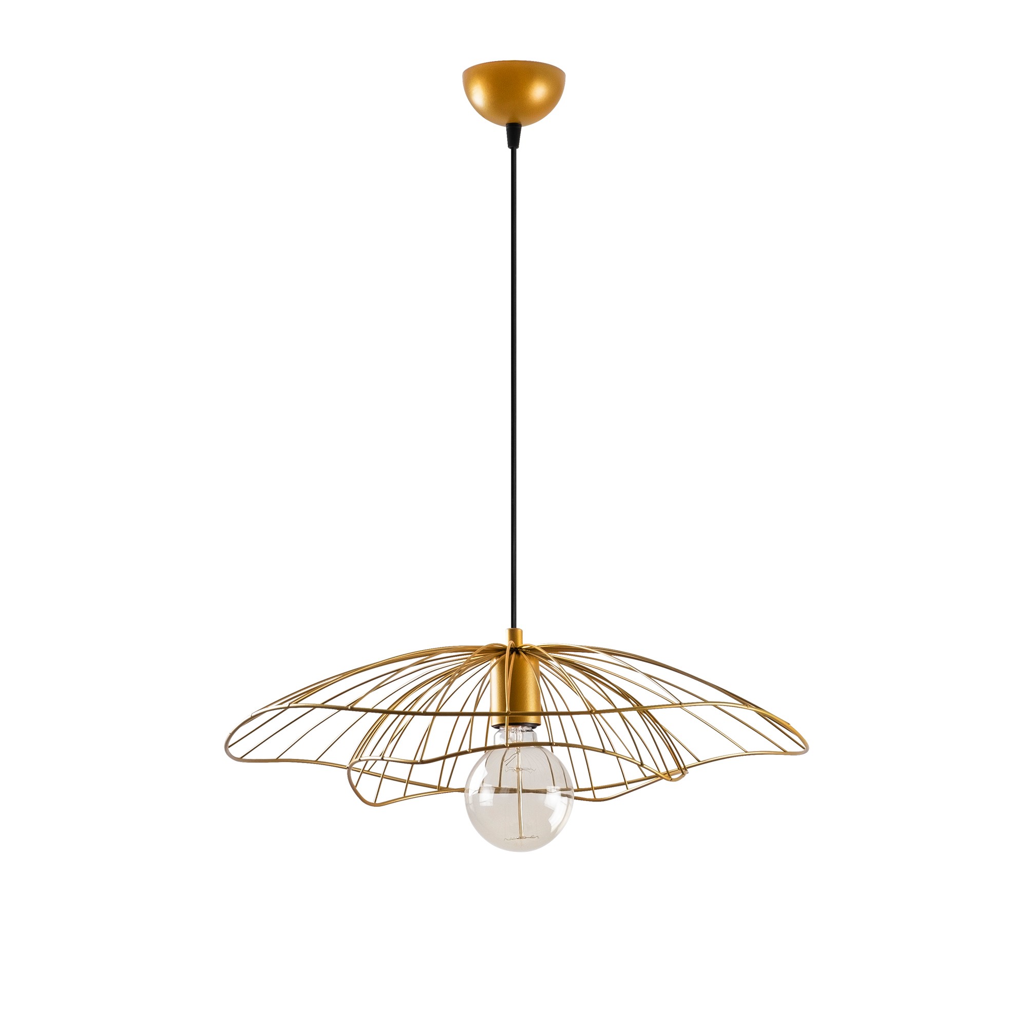 Justerbar Guld Metal Loftlampe fra Lumi - Stilfuld Design