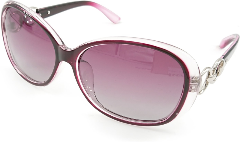 Cateye Solbrille til Dame med Etui - Lilla Elegance