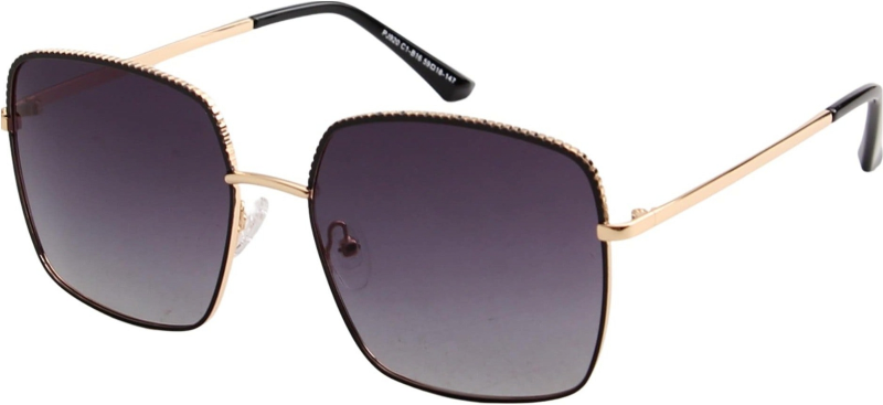 Fierce Square Solbriller til Kvinder - Violet Elegance