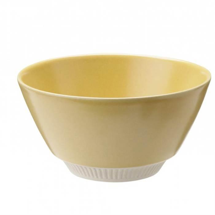 Knabstrup Keramik Colorit Skål - Gul Elegance