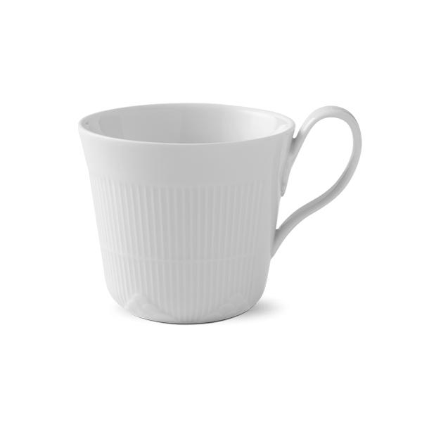 Royal Copenhagen Hvid Elements Højhankskop 35 cl - Tilbud!