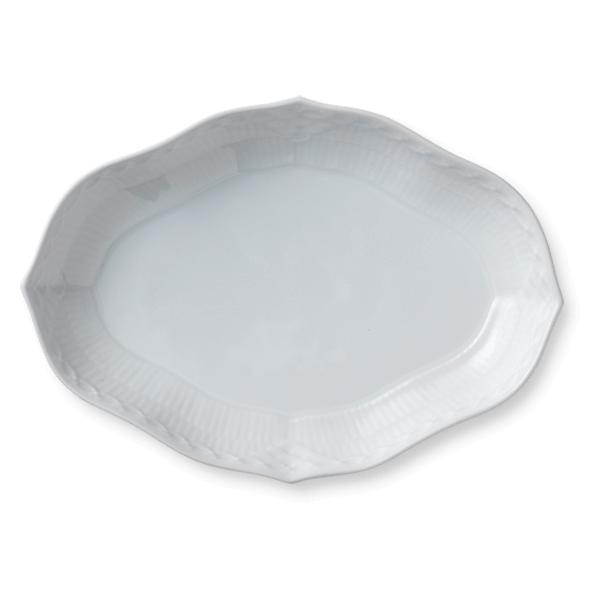 Royal Copenhagen Hvid Halvblonde Asiet 22 cm - Tilbud!