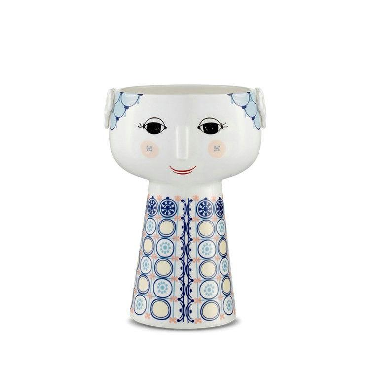 Bjørn Wiinblad Eva Vase - Blå, Ikonisk Design