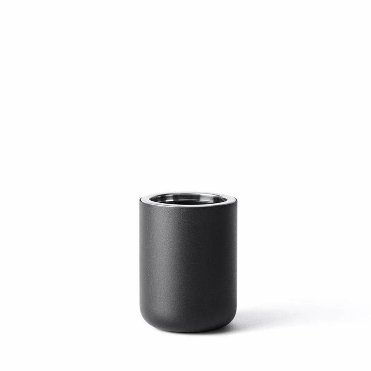 Audo Tandbørsteholder i Sort - Elegant Badeværelsesdesign