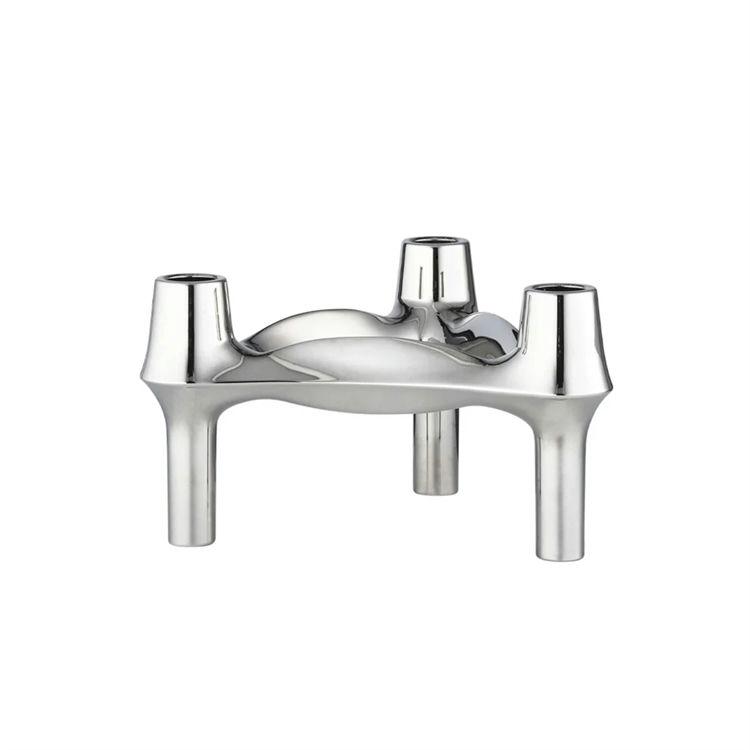 Stoff Nagel BMF Lysestage - Elegant Chrome Design