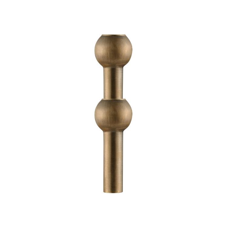 Stoff Nagel Vase i Bronzeret Messing - Elegant Boligtilbehør