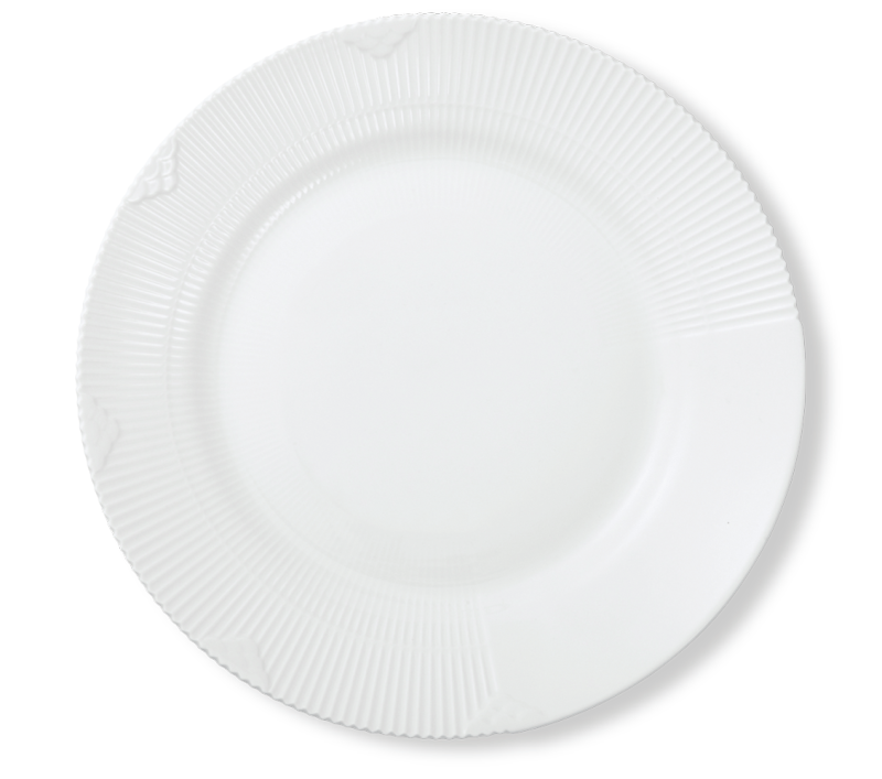Royal Copenhagen Hvid Elements Tallerken 28 cm - Kvalitet