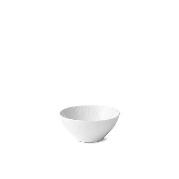 Royal Copenhagen Hvid Elements Skål 30 - Perfekt til snacks