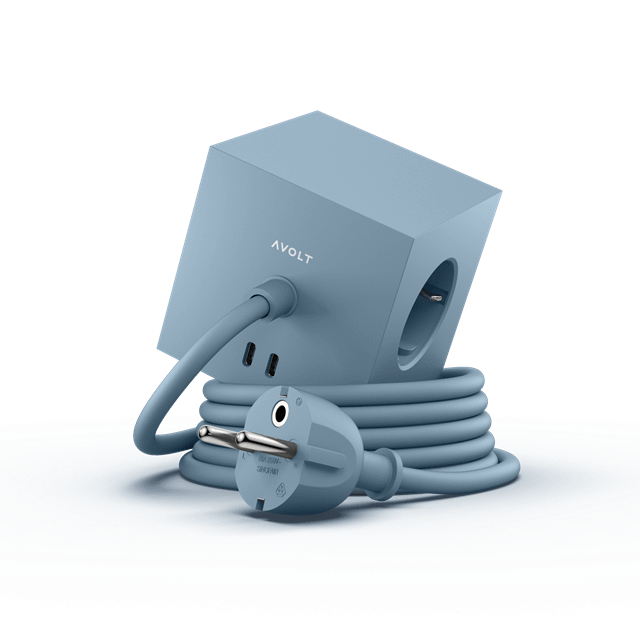 Avolt Square USB C Magnet 180cm - Shark Blue