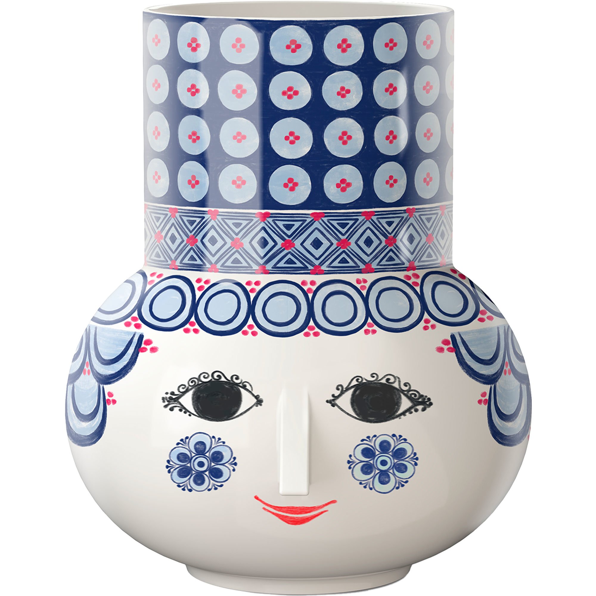 Olga Vase 20    Blå