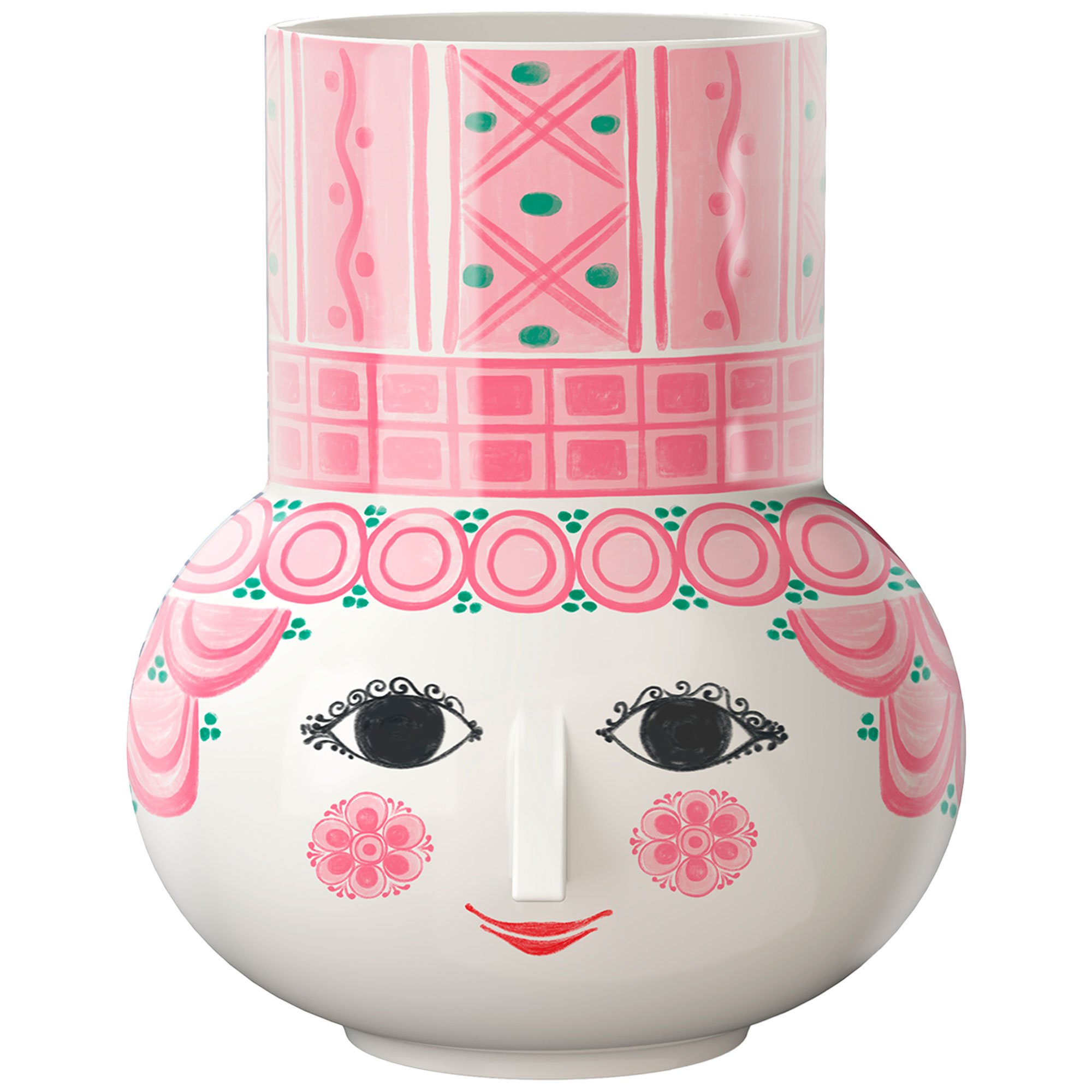 Olga Vase 15    Rosa