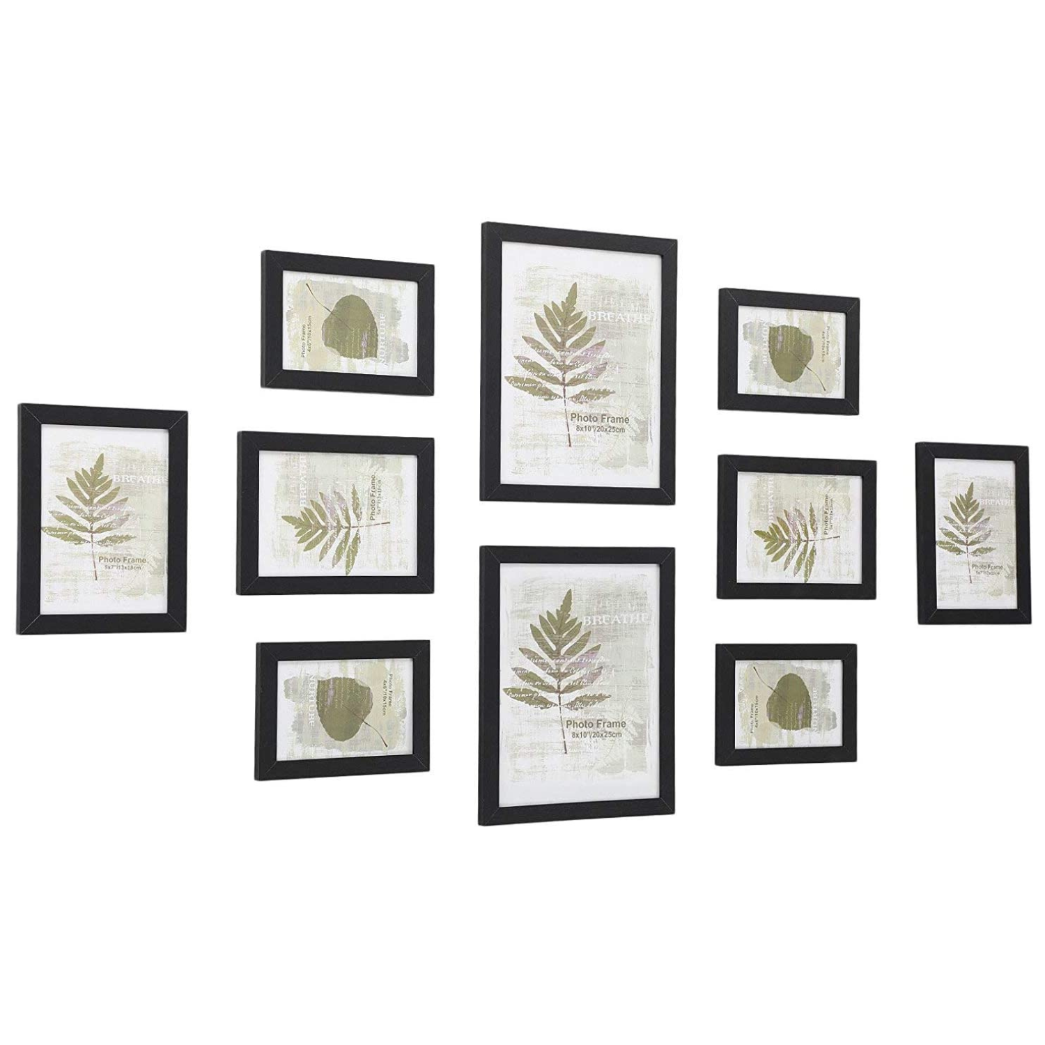 10   Fotorammer  Sort