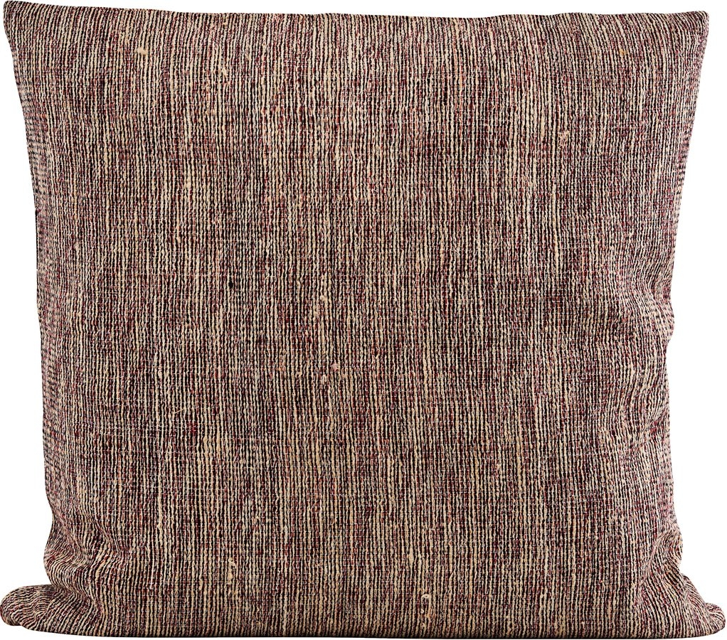 House Doctor Riti Pudebetræk 50x50   Bordeaux Akryl Silke Polyester Bomuld