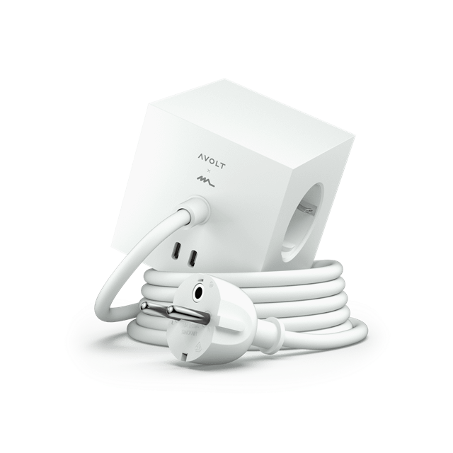 Avolt   Martinelli Luce Square   Dual Usb     Magnet 180cm Hvid