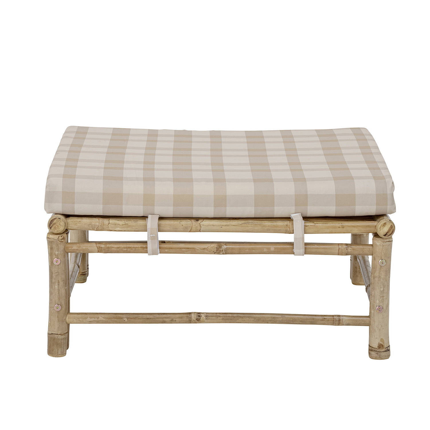 Bloomingville Korfu Udendørs Modul Puf Polyester Og Natur Bambus