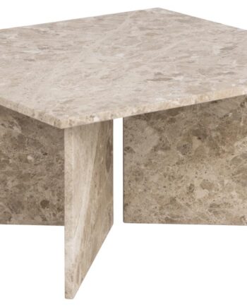 Act Nordic Vega Sofabord  Kvadratisk Brun Marmor  90x90