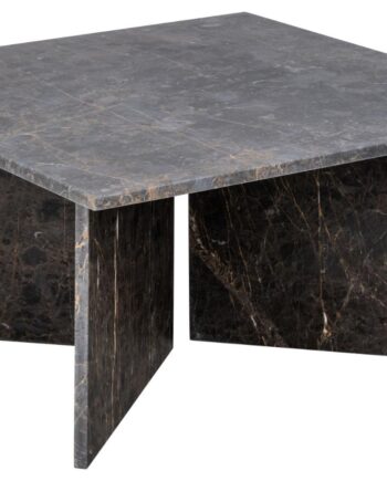 Act Nordic Vega Sofabord  Kvadratisk Brun Marmor  90x90