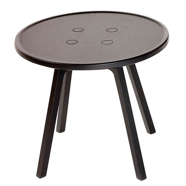 Andersen Furniture C2 Sofabord Massiv Sort Eg ø50 Cm
