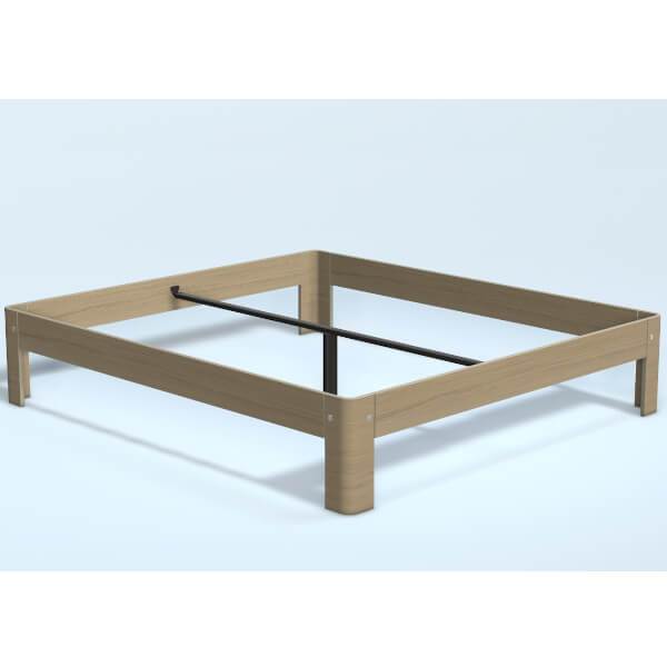 Auping Auronde Natural Oak -dobbeltseng