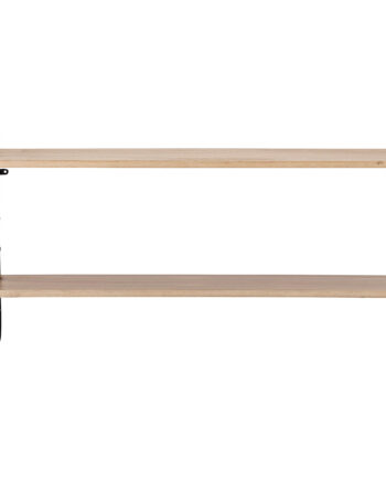 Bloomingville North Væghylde Natur Mdf Og Sort Metal