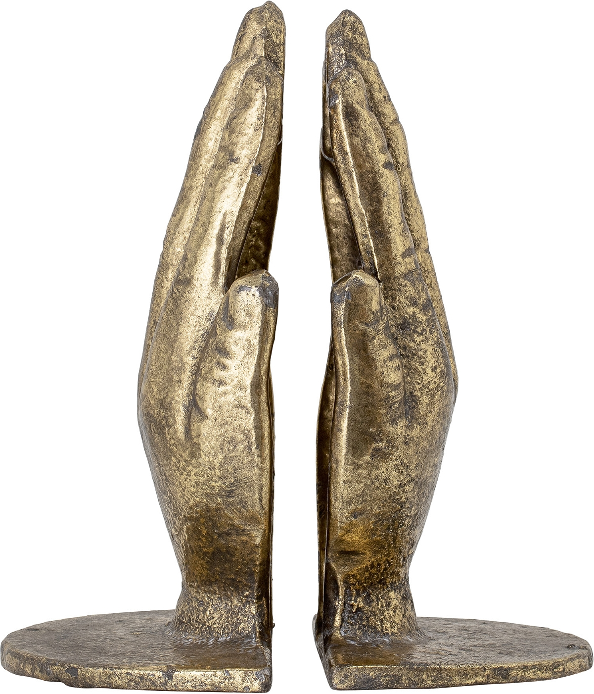 Bogstøtte Creative Collection Anders   Metal Med Messingsfinish   Dekorativ Bogstopper Til Hylde Og Skrivebord