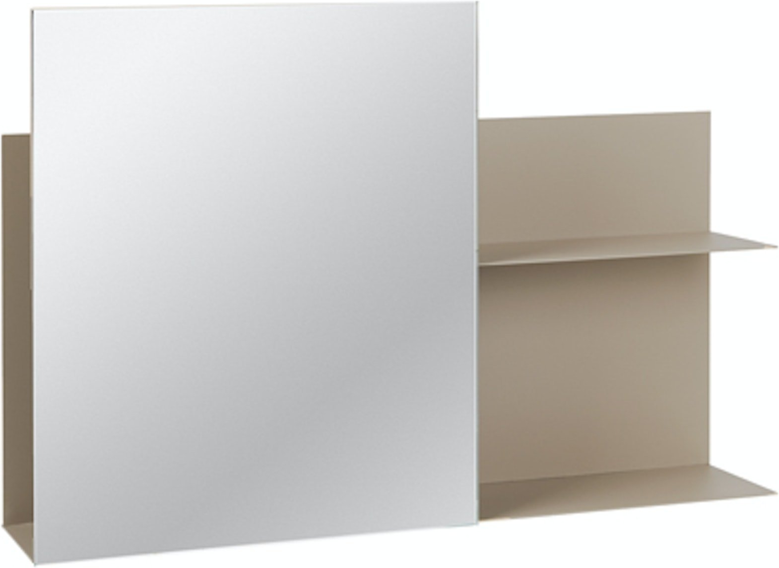 Broste Copenhagen Svante Væghylde   Jern Beige 25x9 5x51 Cm