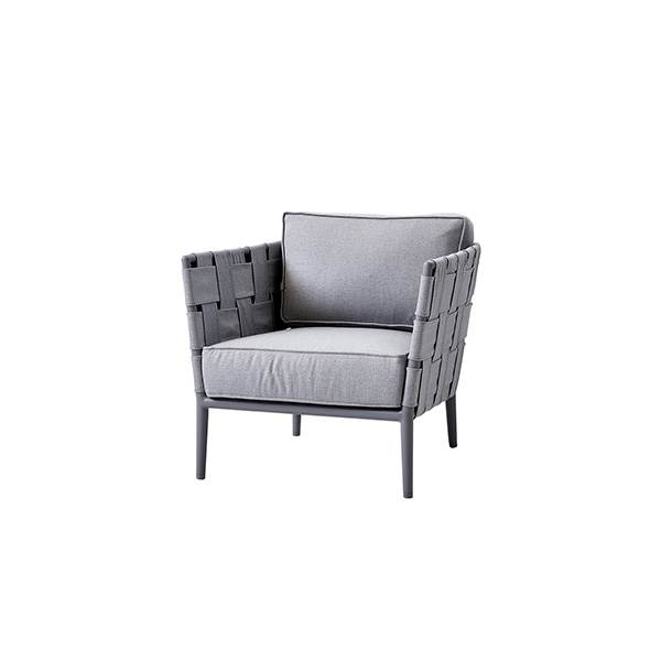 Cane-line Conic Loungestol  Lysegrå