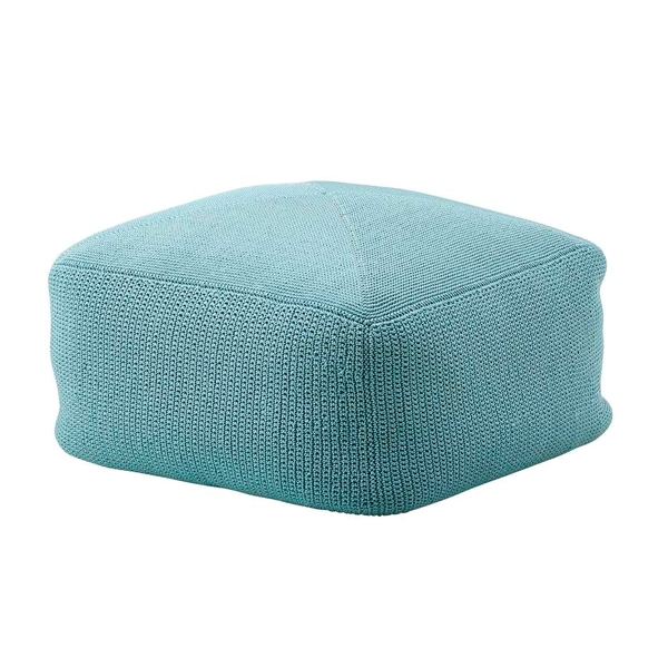 Cane-line Divine Fodskammel 55x55 Cm Turkis