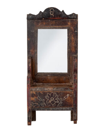 Creative Collection Sehar Væg Spejl   Hylde  Brun  Genanvendt Træ