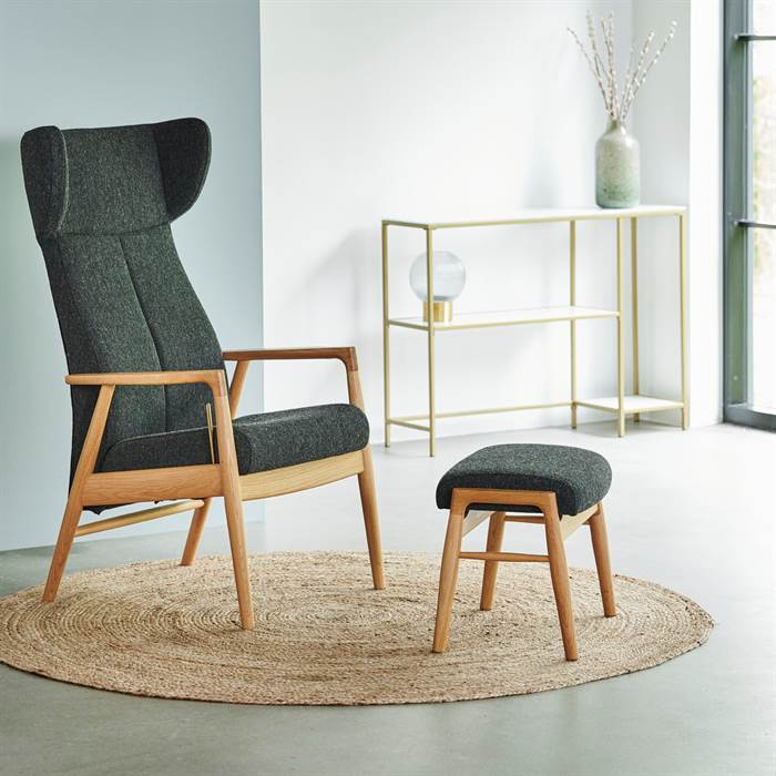 Farstrup Comfort 8920 Nobel Hvilestol    øreklapper Med Skammel