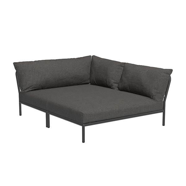 Houe Level   Cozy Corner Højrevendt Dark Grey Basic
