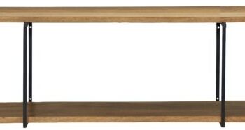 Opbevaringshylde Woods Fra House Doctor   Mangotræ Og Jern Natur H28ã B26ã L70 Cm