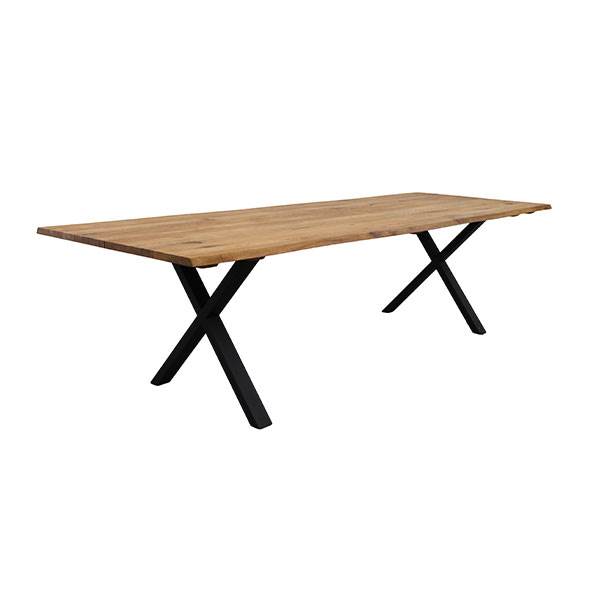 Læsø Rustik Spisebord Med  -stel Organisk Kant