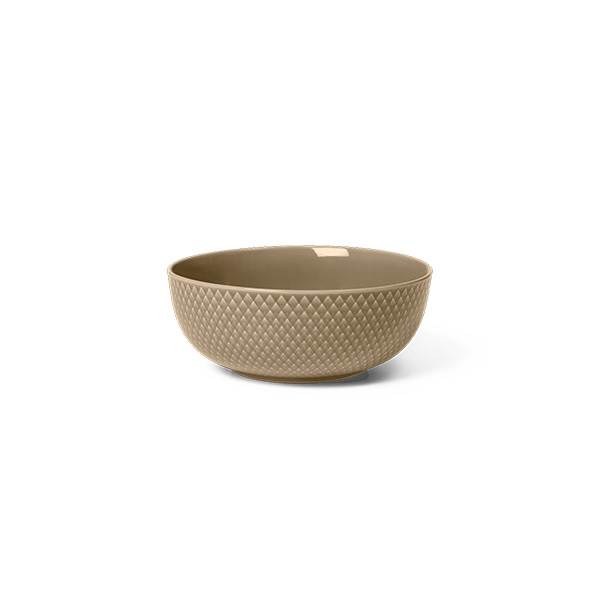 Lyngby Porcelæn Rhombe Earth Skål ø15   Cm Clay
