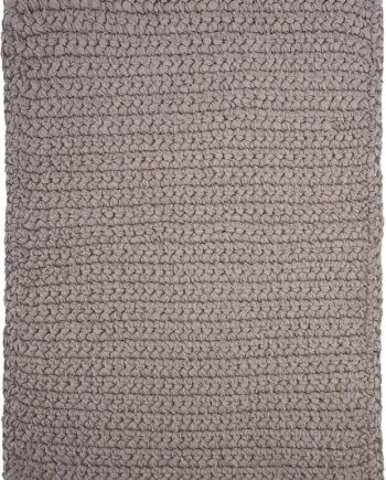 Bademåtte House Doctor Crochet 60ã 90 Cm Grå Bomuld