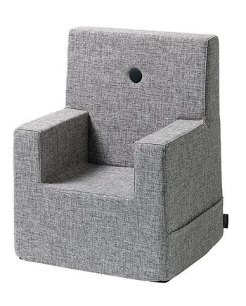 By Klipklap Kk Kids Chair   Multi Grey   Grey Buttons