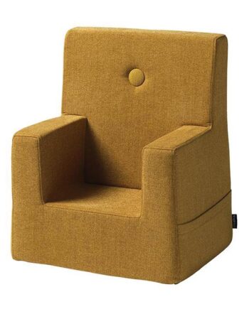By Klipklap Kk Kids Chair Mustard    Mustard Button