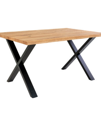 House Nordic Toulon Spisebord Natur Egetræ Og Metal  140x95