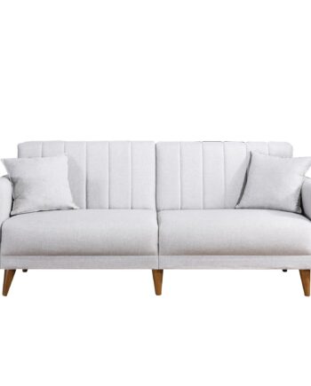 Nordvärk Aqua   Pers  Sovesofa Creme Hør Og Træ
