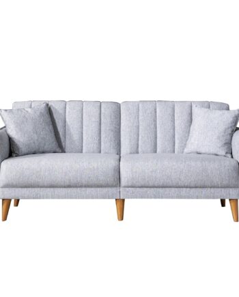Nordvärk Aqua   Pers  Sovesofa Grå Hør Og Træ