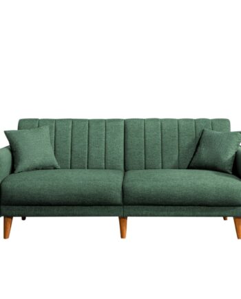 Nordvärk Aqua   Pers  Sovesofa Grøn Hør Og Træ