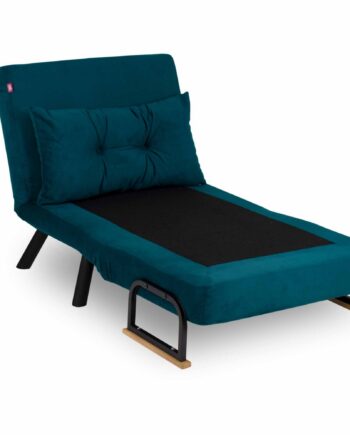 Nordvärk Sando Single Sovesofa Petrol Grøn Polyester Og Metal  175x60