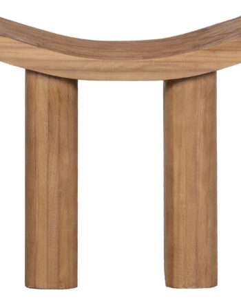 Woood Collection Taburet  Rektangulær Natur Paulowniatræ  50x25