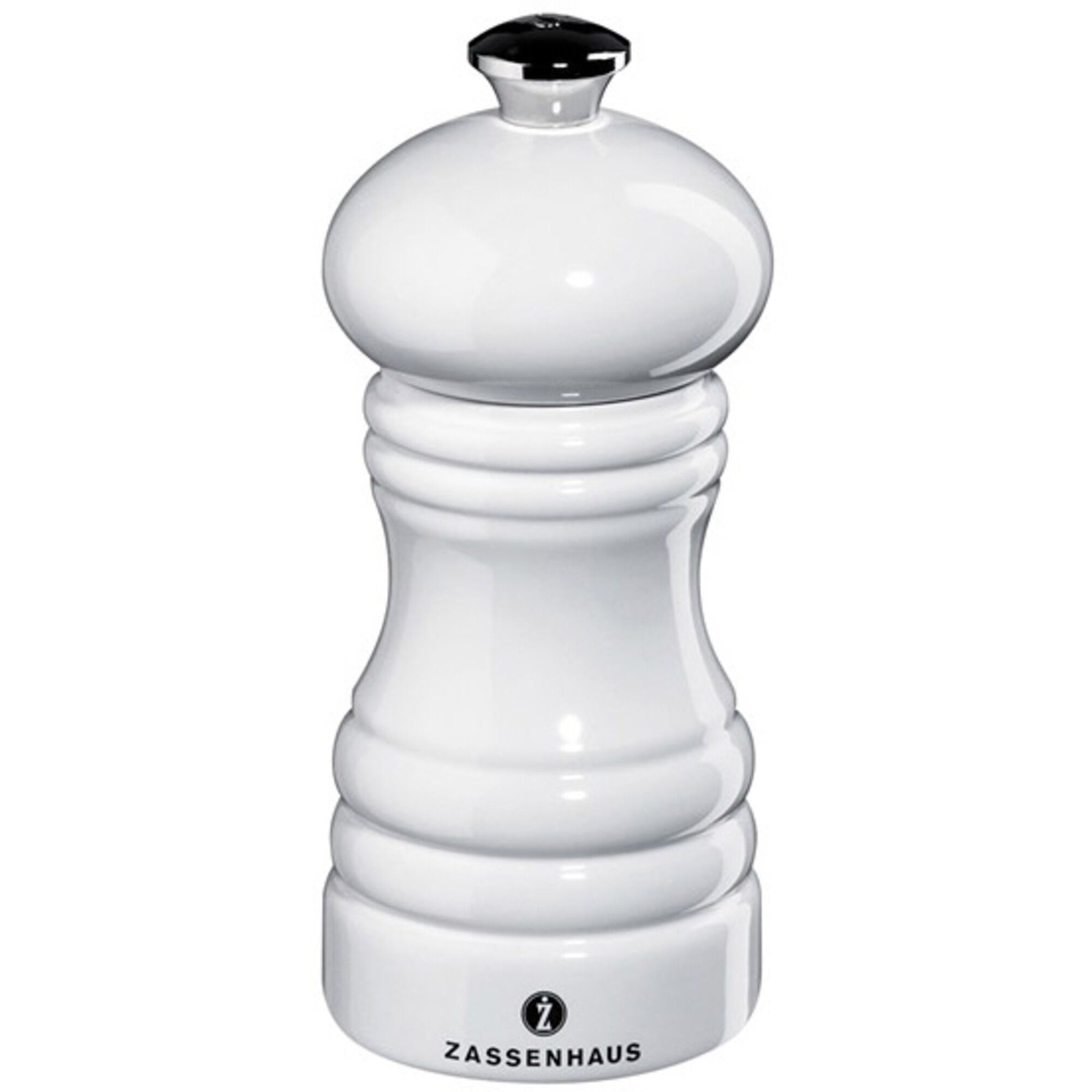 Zassenhaus Berlin Saltkværn 12 Cm Hvid Blank